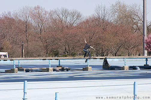 skater in Flushing Meadow Park